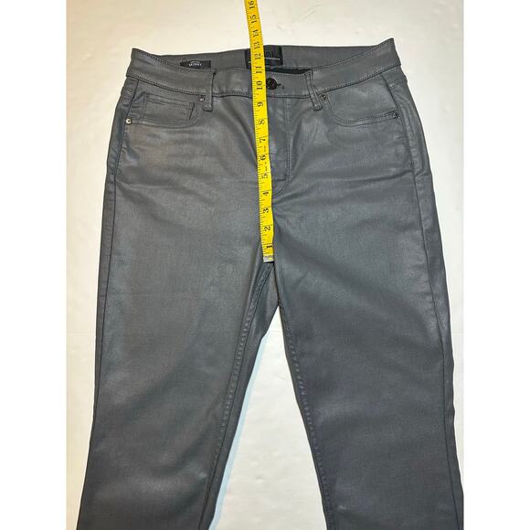 White House Black Market Coated High Rise Skinny Modal Jeans Women’s Size 10 - Picture 2 of 7
